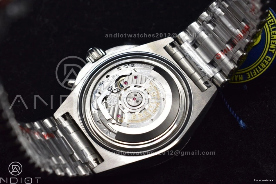 Dial BLSF B01 Bracelet Black Breathable A SS on 42mm 1:1 Best Edition 538 SS Chronomat 1231